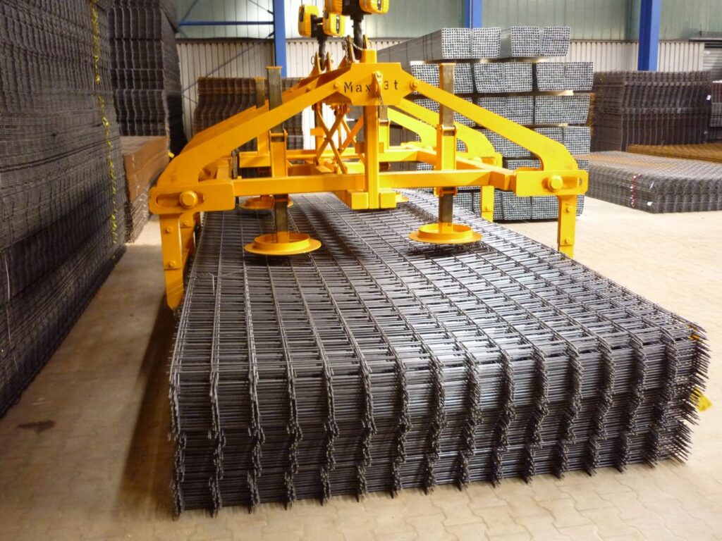 Steel Mesh Grab with Positioning Table
