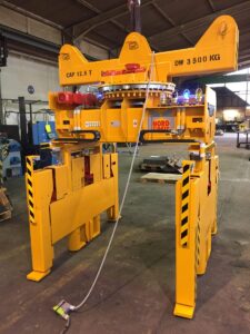 Sheet Stack Grab with Coupling Beam