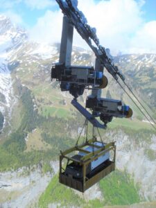 Container-Spreader for Cable Cars Operations