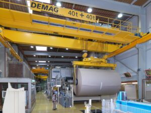 Rotating Lifting Beam with double Hook Suspension