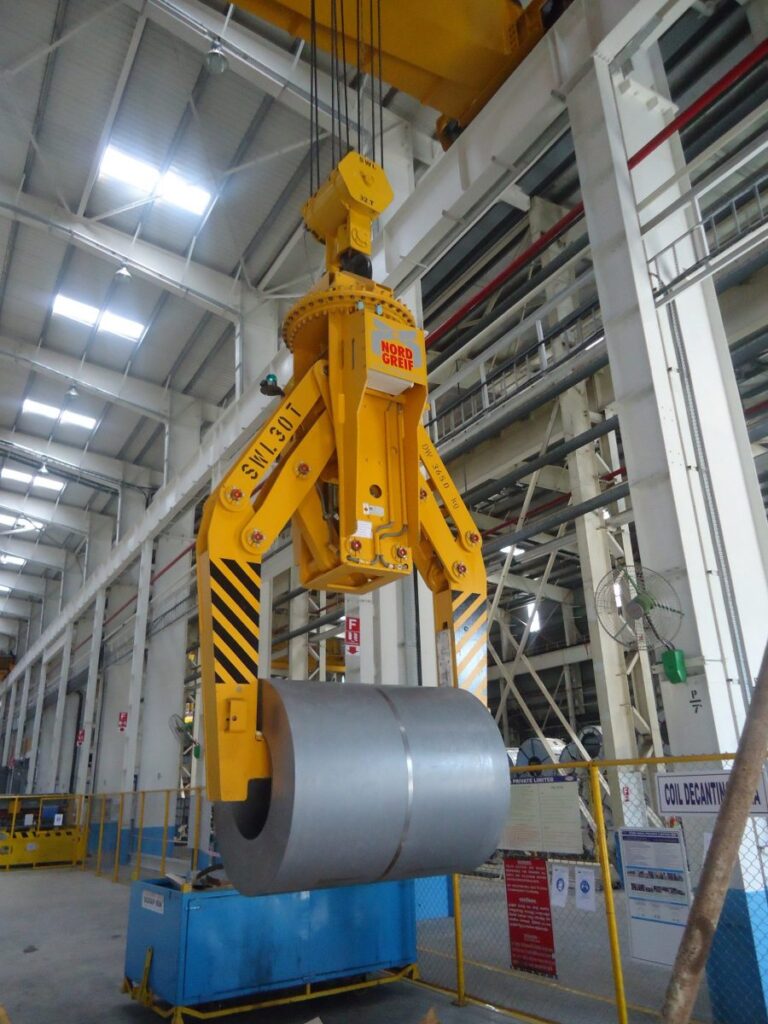 Coilgreifer, Coilzange, Teleskop-Coilgreifer, Horizontal-Coilgreifer, Horizontal-Coilzange,Coilzange, Teleskop-Coilzange, Spaltbandzange, Bundzange, Bundgreifer, Horizontal-Bundgreifer, Horizontal-Bundzange, Parallelogrammzange, Parallelogrammgreifer, Coil-Heber, Lastaufnahmemittel