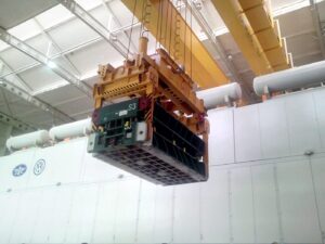 Mould Grab, electromotive adjustment