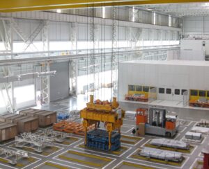 Mould Tong, electromotive adjustment (for stamping plants)