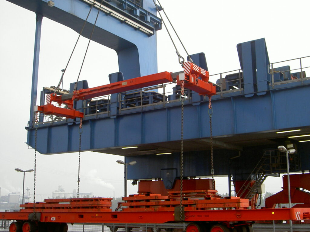 Lifting beam, spreader beam, Lifting beam-crosshead-frame lifting beam-telescopic beam, H-lifting beam, Long hook lifting beam, turning Lifting beam, Lifting & Handling Equipment, LOAD HANDLING DEVICES, LHD, Load handling equipment, Below the Hook Lifting Device